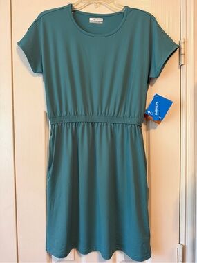 Columbia Teal Women's Chill River Short-Sleeve Dress